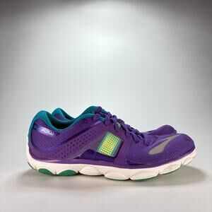 Brooks PureFlow 4 Electric Purple Peacoat Lace Up Running Shoes Women's Size 9